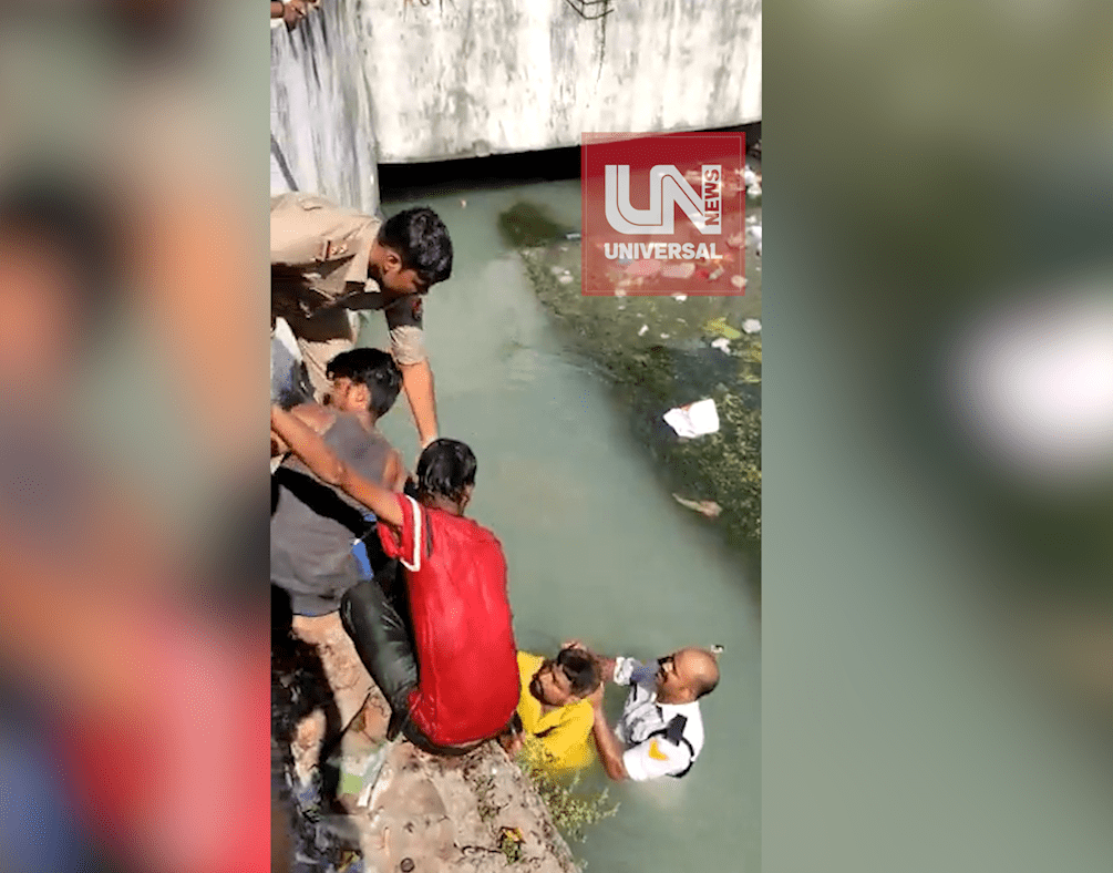 পর্দায় নয়, বাস্তবে হিরোর পরিচয় দিলেন লখনউয়ের ট্রাফিক পুলিশ