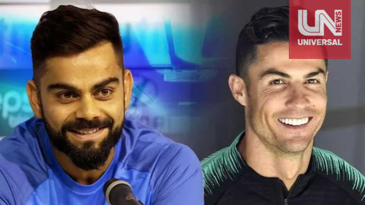 Virat on Cristiano